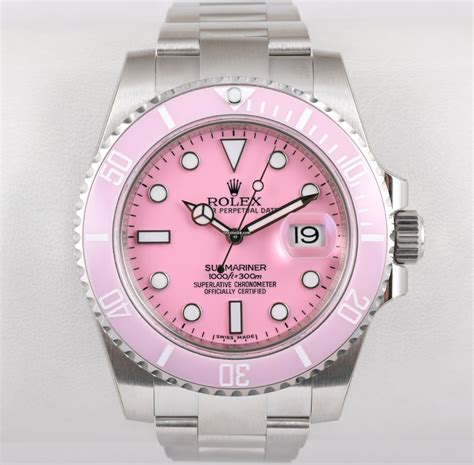 rolex rosa submariner